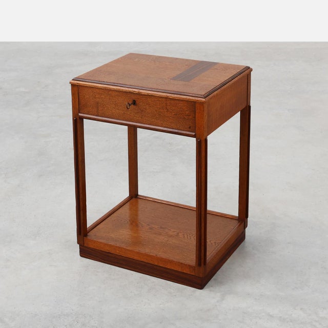 Amsterdamse School Style Side Table, 1890s For Sale - Image 16 of 16