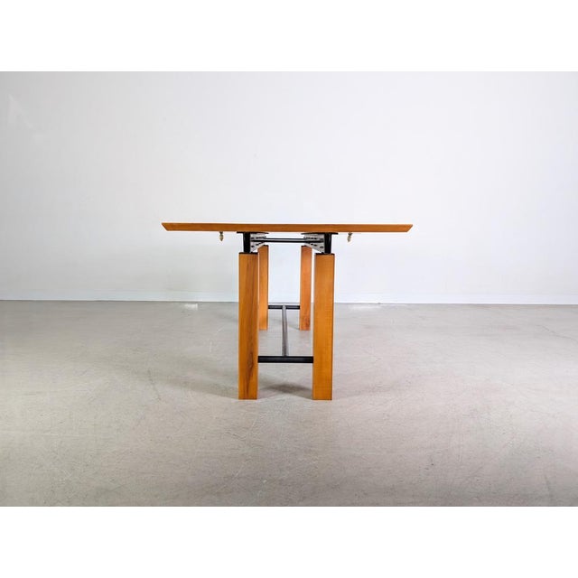 Large Country Style Beech Dining Table For Sale - Image 6 of 11