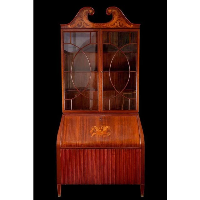 Mid-Century Trumeau Bookcase or Cabinet by Paolo Buffa, 1940 For Sale - Image 17 of 18