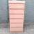 A striking example of late 1980s to early 1990s Postmodern design, this highboy chest features a sculptural waterfall...