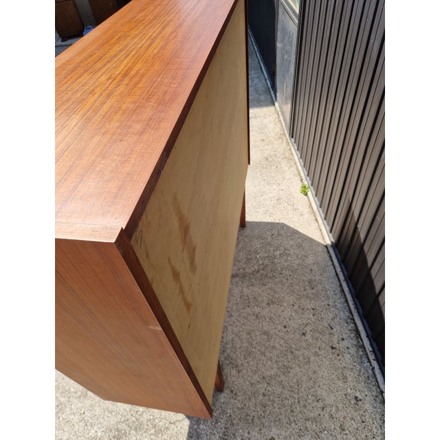 Wood Vintage Scandinavian Teak Highboard, 1960s For Sale - Image 7 of 16