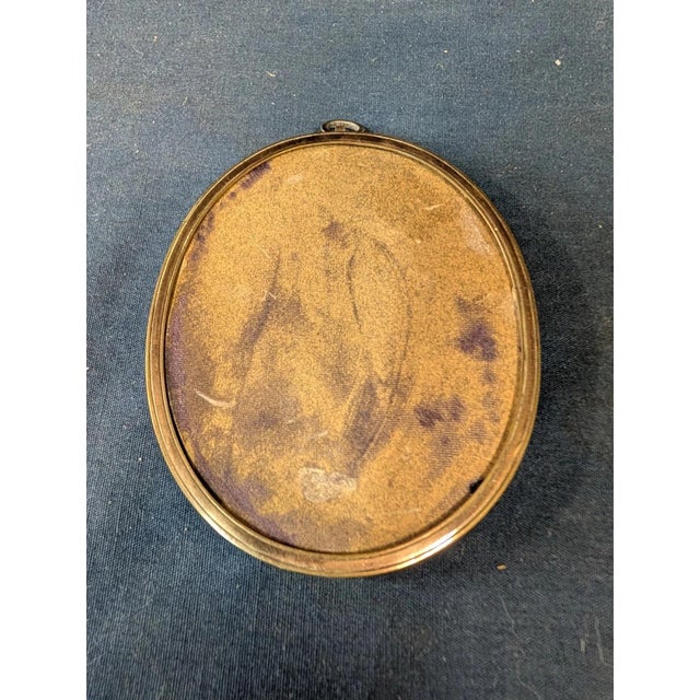 Portraiture 19th Century Miniature Painting For Sale - Image 3 of 4