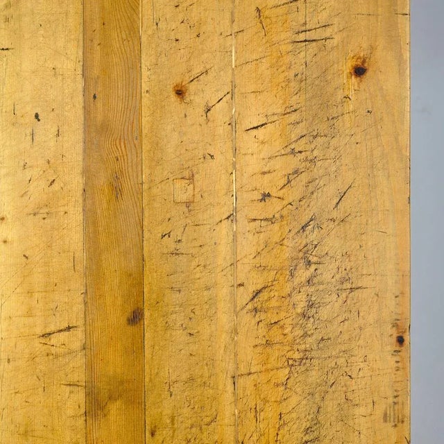 Vintage Pine Farmtable, 2010 For Sale - Image 9 of 12