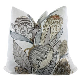 Vervain "Sugarbush" in Prairie 22" Pillows-A Pair For Sale