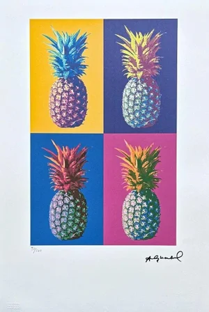 After Andy Warhol, Pineapple, 1980s, Lithograph