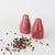 Mid-Century Modern Vintage Secla Pink Ceramic Salt & Pepper Shakers, 1960s, Set of 2 For Sale - Image 3 of 13