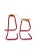Pair of 1980s Tubular Paperclip Bar Stools Attributed to Amisco For Sale - Image 4 of 9
