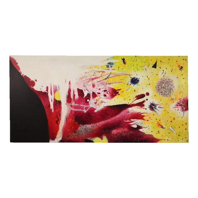 Italian Artist, Abstract Subject, 1970, Oil on Canvas For Sale