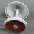 White Mushroom Table Lamp in Murano Glass and White Metal, 1970s For Sale - Image 8 of 13