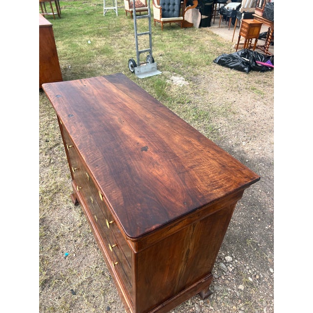Wood French 19th Century Louis Philippe Walnut Chest of Drawers For Sale - Image 7 of 12