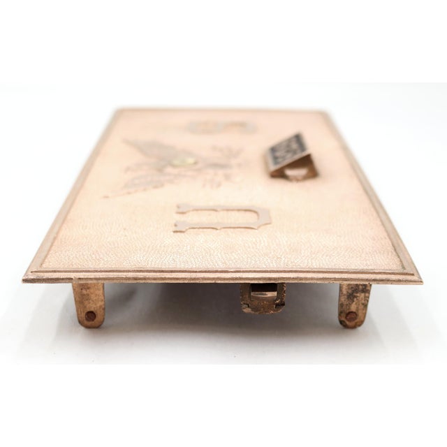 Yale & Towne Vintage Bronze u.s. Post Office Box Door For Sale - Image 4 of 6
