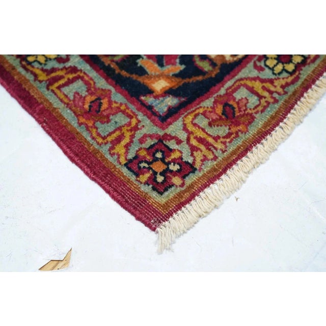 Antique Persian Rug 4'4'' x 5'10'' For Sale - Image 4 of 9