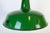 Industrial Green Enamel Factory Pendant Lamp from Revo, 1950s For Sale - Image 4 of 18