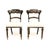 A beautiful pair of antique Victorian lacquered chinoiserie side chairs, made in England and dating from around the...