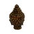 20th Century Thai Sukhothai-Style Patinated Bronze Buddha Head For Sale In San Francisco - Image 6 of 11