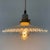 French French White Opaline Glass “Frill” Pendant Light, 1930s For Sale - Image 3 of 6