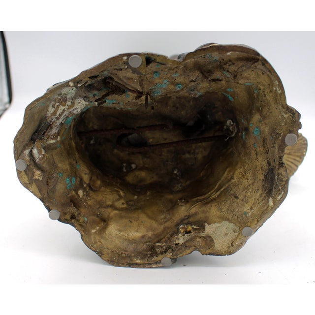 Bronze Circa 1912-26 Japanese Bronze of Ebisu, the God of Luck For Sale - Image 8 of 12