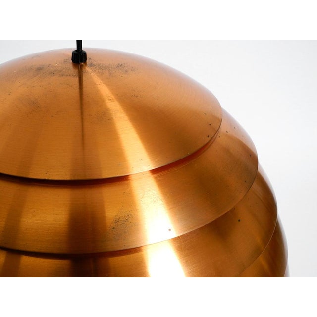 Vintage Swedish Copper Slat Pendant Lamp by Hans-Agne Jakobsson for Markaryd, 1960s For Sale - Image 9 of 18