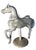Silver Vintage Cast Metal Coca-Cola Carousel Horse on Embossed Base For Sale - Image 8 of 13