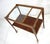Brown Yngve Ekstrom Teak Rolling Bar Cart Sweden For Sale - Image 8 of 11
