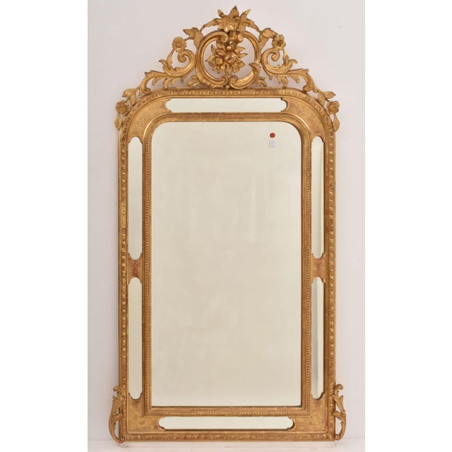 Antique Gold Leaf Mirror, 1850s For Sale - Image 11 of 11