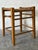 Oak Stool With Woven Cord Seat Rustic Scandinavian Vintage Mid-Century Modern 1970s For Sale - Image 10 of 10