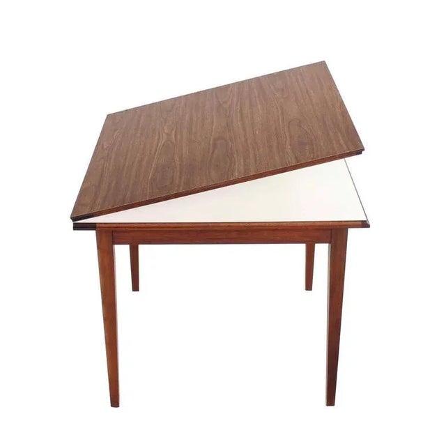 MidCentury Modern Square Flip Top Game Dining Table Chairish