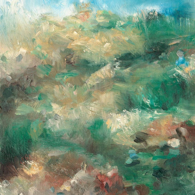 2020s Sugar Pops No.1 - Abstract Contemporary Green Landscape Painting For Sale - Image 5 of 6