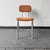 Mid-Century Aluminium Chair with Orange Fabric For Sale - Image 3 of 18