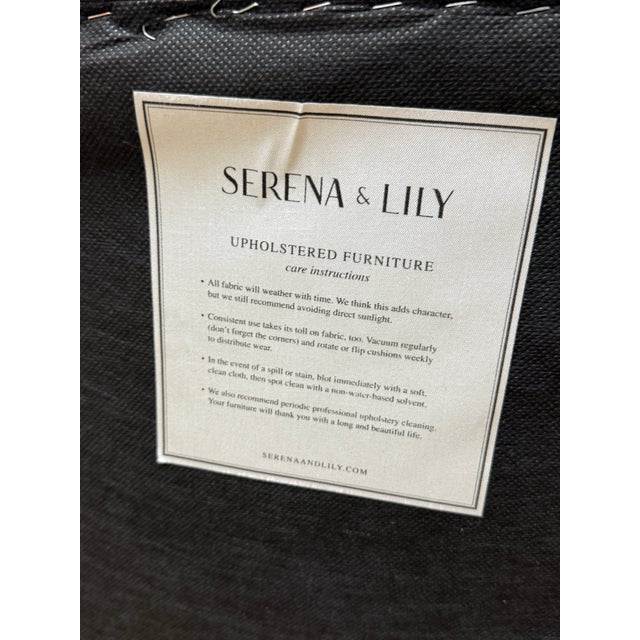 Textile Lee Industries for Serena and Lily Bruno Velvet Tufted Chair For Sale - Image 7 of 12