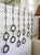 Rustic Rustic 19th Century Sculptural Farmers Chains Set of Six For Sale - Image 3 of 10