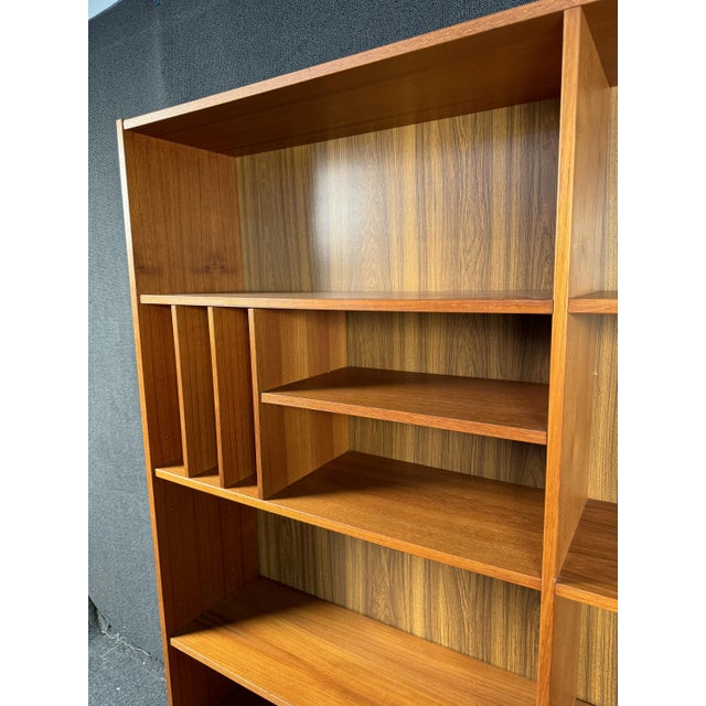 Brown Mid Century Modern Shelving Unit by Domino Mobler For Sale - Image 8 of 12