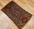Antique Turkish Oushak Area Rug, Handwoven Wool, Geometric, Green & Red, 2' x 3' For Sale - Image 10 of 11