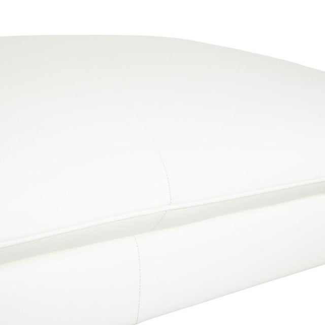White Leather Corner Sofa and Ottoman from Willi Schillig, Set of 2 For Sale - Image 11 of 18