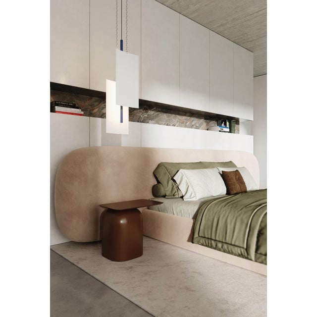 Modern Ceiling Pendant Light - Led Panel Lamp - Brush Strokes - Small For Sale - Image 4 of 12