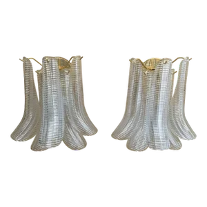 Murano Glass "Selle" Sputnik Wall Sconces - A Pair