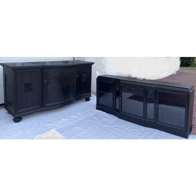Neo-Renaissance European Buffet, 1900s, Set of 2 For Sale - Image 18 of 18