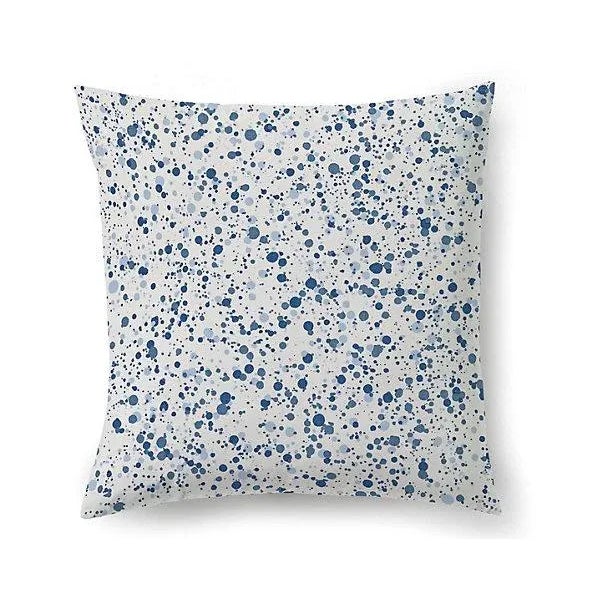 Contemporary The House of Scalamandré Spatter Pillow, Ocean Blue For Sale - Image 3 of 3