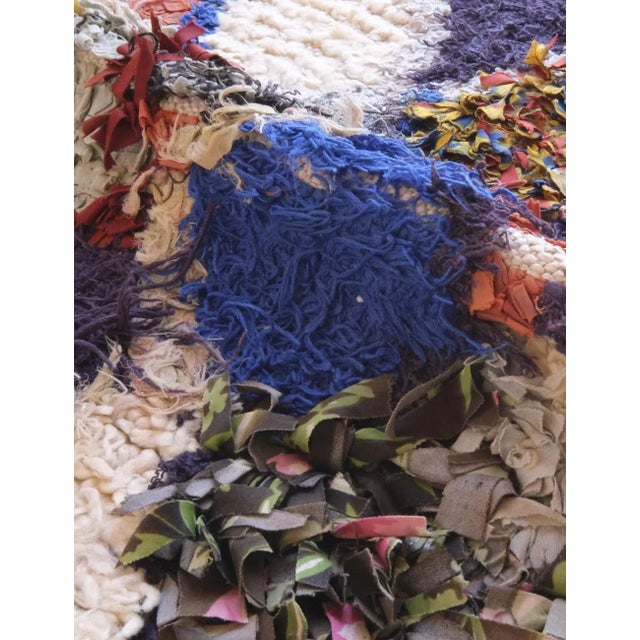 Colorful Azilal Berber Rug - 6.3 X 2.7 Ft For Sale In Cleveland - Image 6 of 8