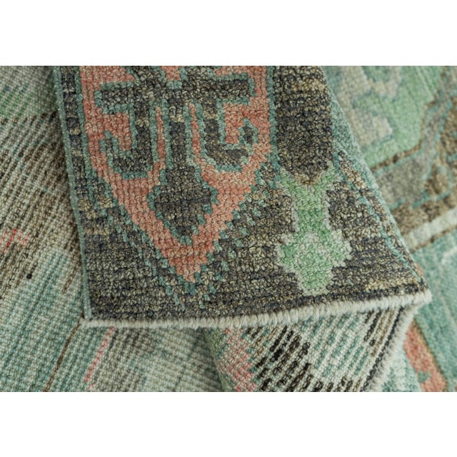 Turkish Oushak Rug 3'9"x 6'4" #20083 For Sale In Houston - Image 6 of 8