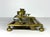 19th Century Victorian Brass Double Inkwell & Candle Holder Set: English Antique For Sale - Image 9 of 10