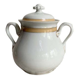 19th Century French Porcelain Covered Urn For Sale