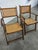 Mid-Century Grid Folding Chair, 1970, Set of 2 For Sale - Image 9 of 9