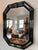 Hollywood Regency Vintage Bernhardt Lacquered Octagonal Beveled Mirror Karl Springer Style For Sale - Image 3 of 10