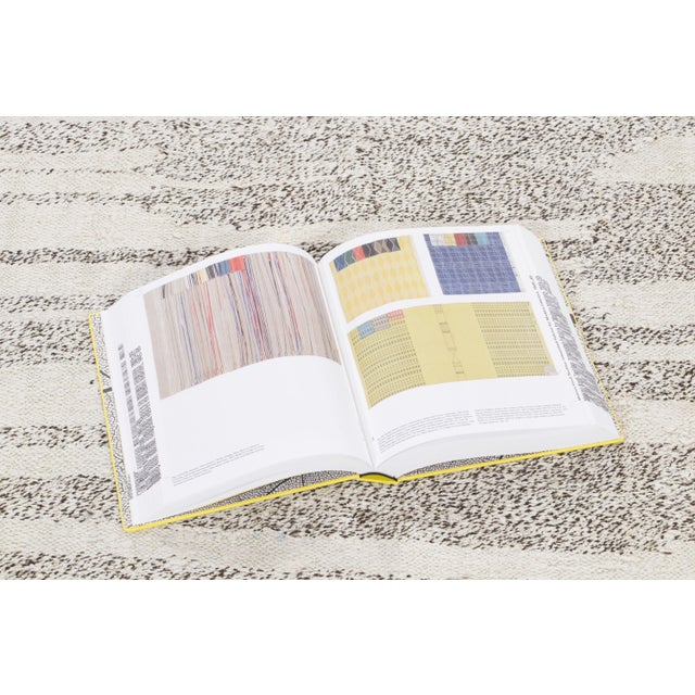 Cream Vintage Turkish Kilim Hemp Rug With Waves by Rug & Kilim, 1950-1959 For Sale - Image 8 of 9
