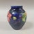 English Vintage Walter Moorcroft Clematis Cobalt Blue Tubelined Art Pottery Vase, England For Sale - Image 3 of 8