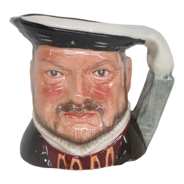 1970s Royal Doulton Miniature Henry VIII Character Tuby Jug Mug For Sale