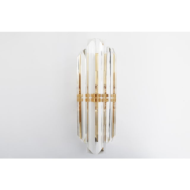 Mid-Century Modern Vintage Hollywood Regency Wall Lamps from Honsel, 1990s, Set of 3 For Sale - Image 3 of 10