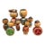 Group of Vintage Japanese Kokeshi Bobble Head Dolls Mid Century Japan For Sale