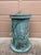 Vintage English Country Classical Verdigris Iron Sundial on Copper Pedestal Base "Grow Old Along With Me" For Sale - Image 11 of 12